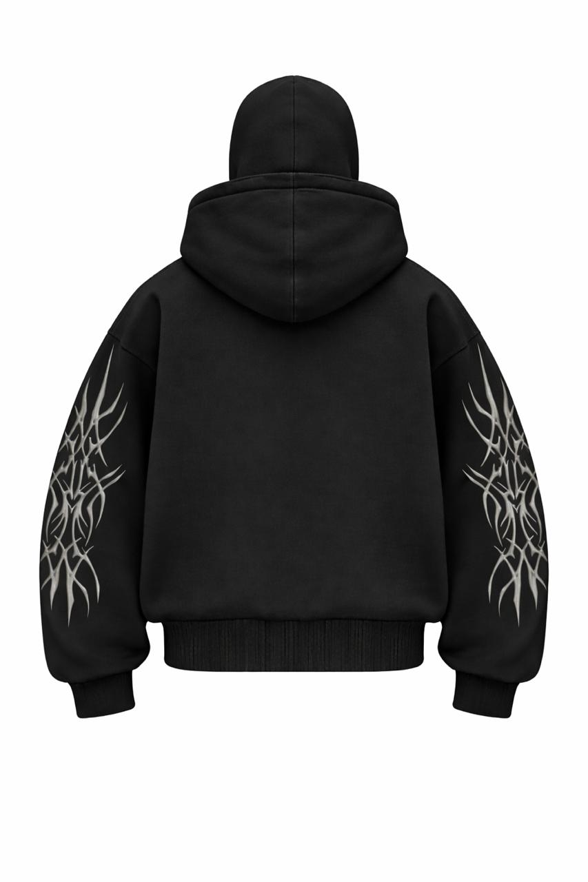 Printed Balaclava Hoodie