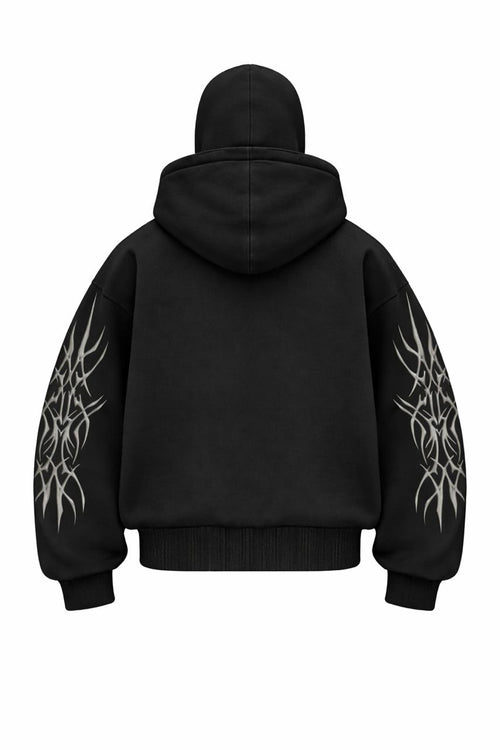 Printed Balaclava Hoodie