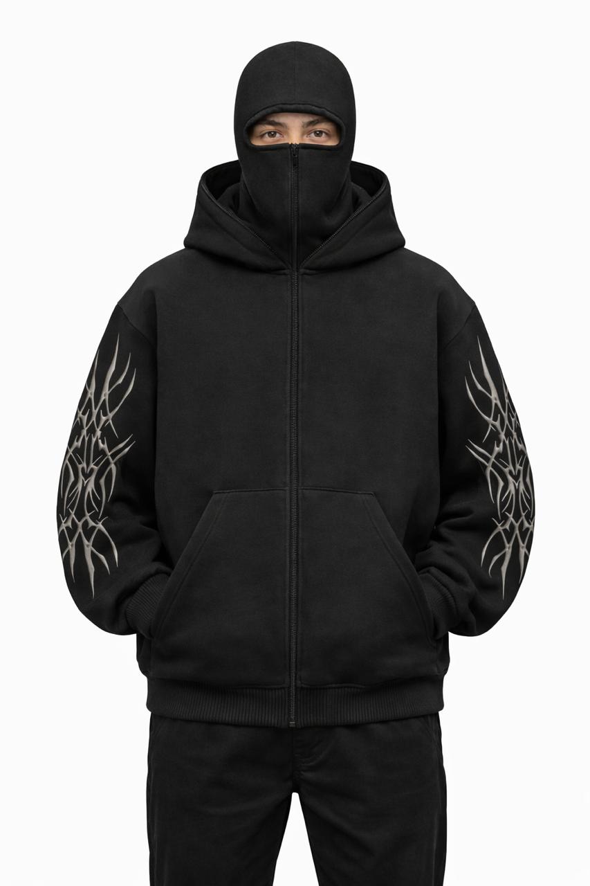 Printed Balaclava Hoodie
